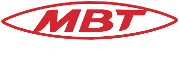 MBT Logo in Rot mit weißem Hintergrund und Schriftzug physiological footwear